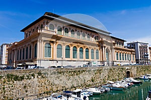 Victuals market in Leghorn, Italy