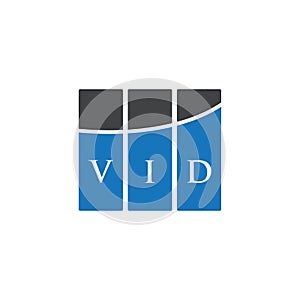 VID letter logo design on white background. VID creative initials letter logo concept. VID letter design photo