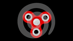video animation game toy spinner rotating