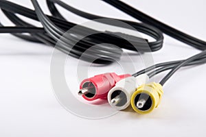Video and audio cables plugs