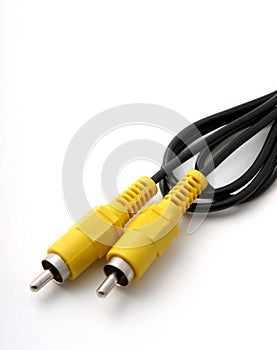 Video cables vertical view