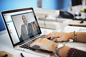 Video Call Chat Meeting Talking Concept