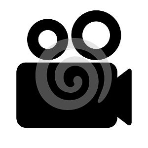 Video camera icon vector illustrat.