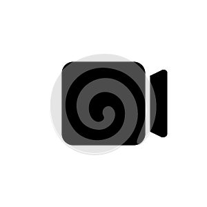 Video camera icon vector illustrat.