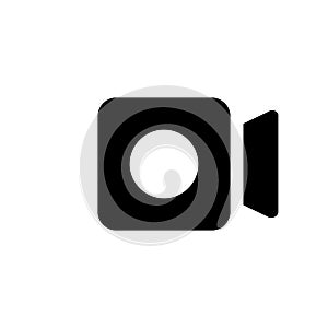 Video camera icon vector illustrat.