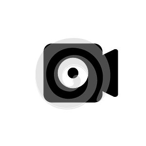 Video camera icon vector illustrat.
