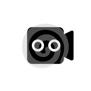Video camera icon vector illustrat.