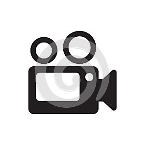 Video camera icon vector