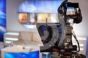 Video camera - recording show in TV studio