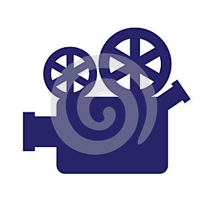 Video Camera Simpel Logo Icon Vector Ilustration photo