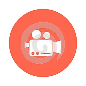 Video camera Vector icon which can easily modify or edit