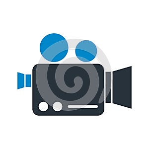 Video camera Vector icon which can easily modify or edit