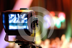 Video camera viewfinder photo