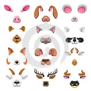 Video chat animal faces effects