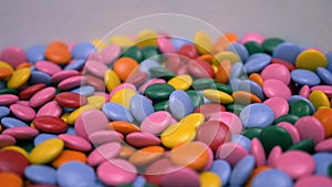 Video of Colorful candies, close up