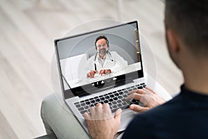 Video Conference Doctor Telemedicine Consult Call
