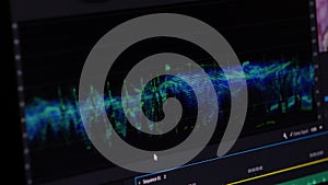 Video Editing Software oscilloscope