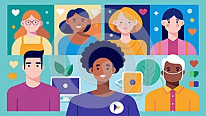 A video featuring a montage of people from different neurodiverse communities emphasizing the message of acceptance and