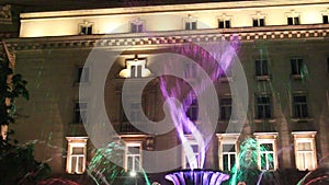 Video from the fountain to the presidency in Sofia on Dondukov Str