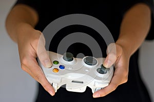 Video game console gamepad joystick