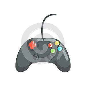 Hra kontrolor,. barvitý návrh malby vektor ilustrace 