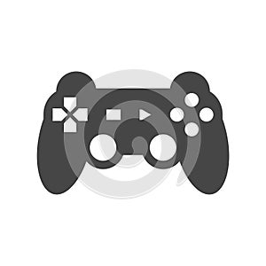 Video game controller or gamepad flat icon