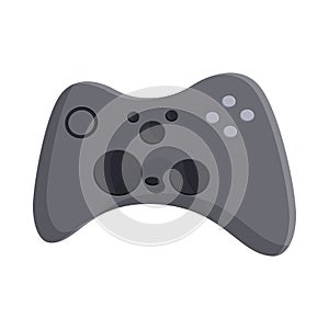 Video game controller icon, cartoon style