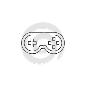 Video game controller icon - joystick, game play