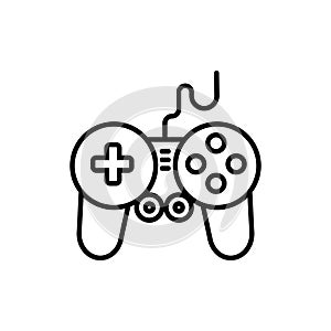 Video game controller icon vector