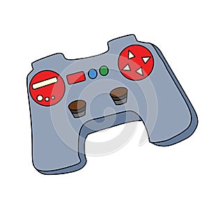 Video game controller illustration