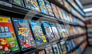 DVDs on Shelf