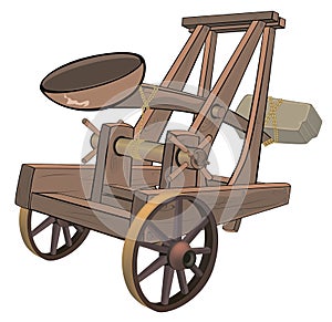 A video game object:catapult