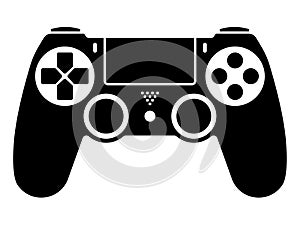 Video game ps4 controller / gamepad flat icons for apps and websites photo