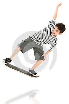 Video Game Skateboard Player Child