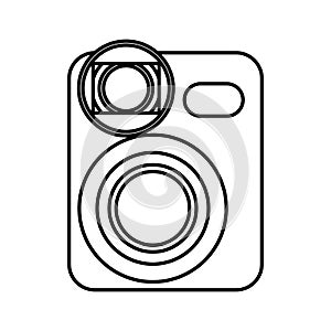 Video handycam isolated icon