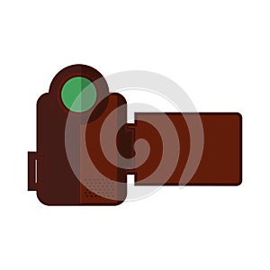 Video handycam isolated icon