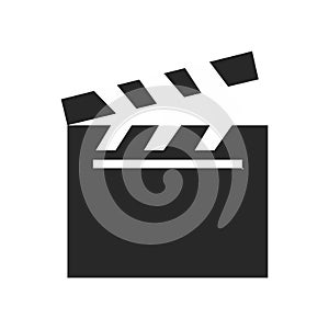 Video icon on white background.