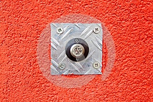 Video intercom in the entry of a house