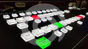 Video mixer buttons with backlights photo