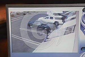 Video Monitor With Picture From Security Camera