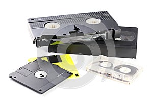 Video and music cassette tapes
