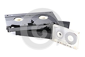 Video and music cassette tapes