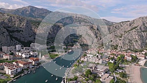 Video of the picturesque town of Omish in Croatia