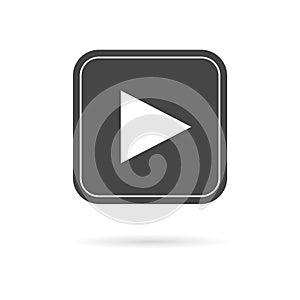 Video play icon, One of set web icons