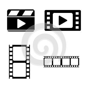 video play line icon vector
