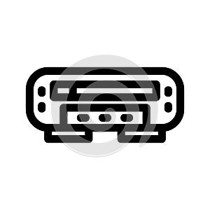 Video Player icon or logo isolated sign symbol vector illustration