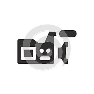 Video record camera icon