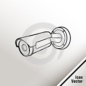 Video surveillance CCTV Camera -  icon