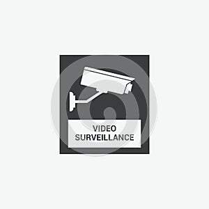 Video Surveillance CCTV Vector Icon