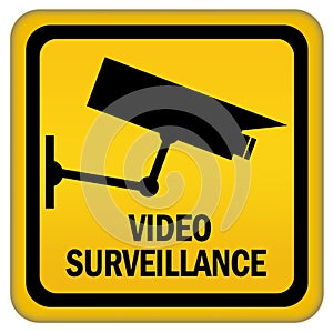 Video surveillance sign